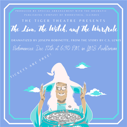 Lancaster Middle School Theatre to perform “The Lion, the Witch, and the Wardrobe”