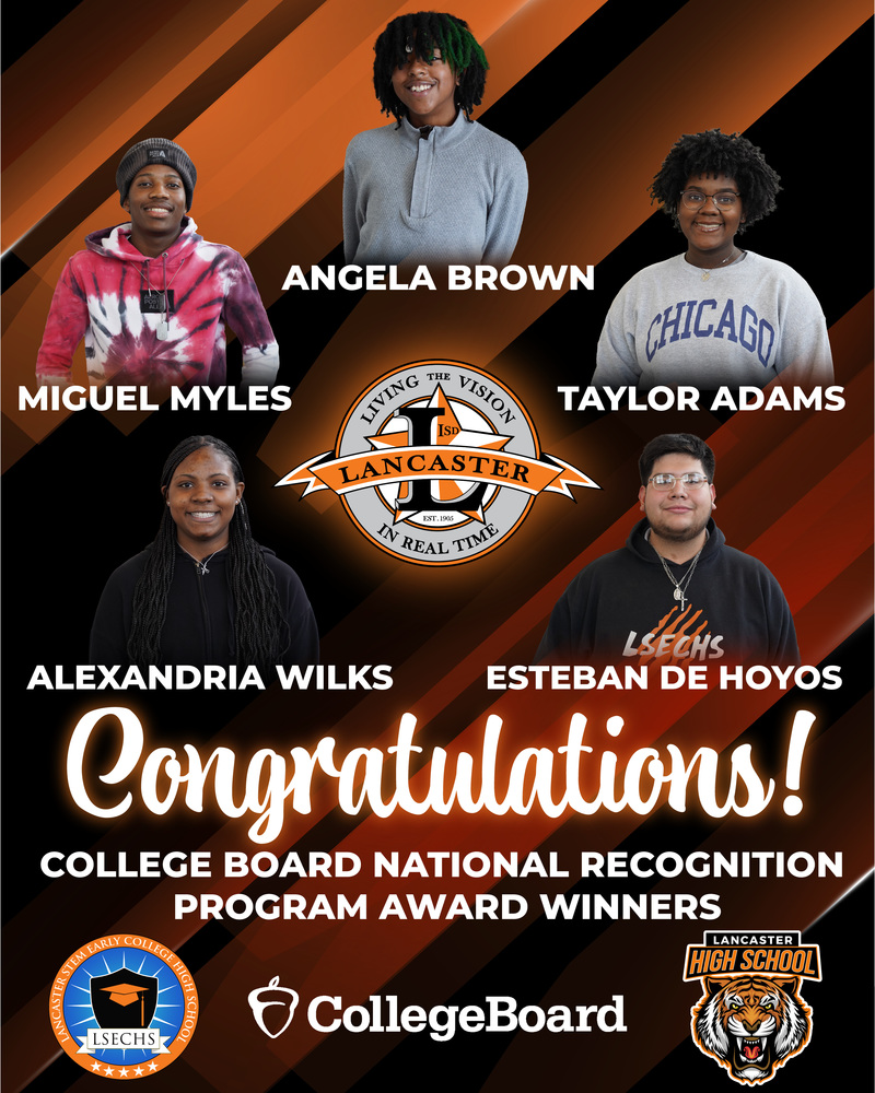 Students receive College Board Recognition Flyer